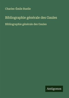 Cover Bibliographie générale des Gaules