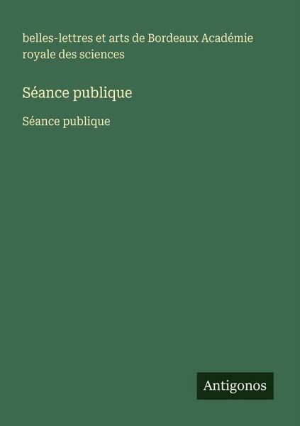 Séance publique