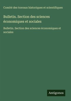 Cover Bulletin. Section des sciences économiques et sociales