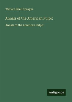 Cover Annals of the American Pulpit