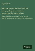 Indicateur des armoiries des villes, bourgs, villages, monastères, communautés, corporations Indicateur des armoiries des villes, bourgs, villages, monastères, communautés, corporations
