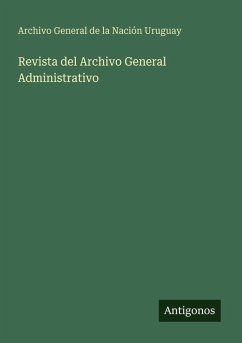 Cover Revista del Archivo General Administrativo