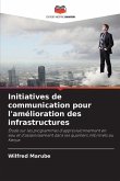 Initiatives de communication pour l'amélioration des infrastructures Initiatives de communication pour l'amélioration des infrastructures