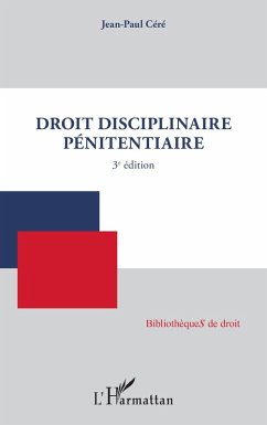 Cover Droit disciplinaire pénitentiaire