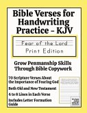 Bible Verses for Handwriting Practice - KJV Bible Verses for Handwriting Practice - KJV