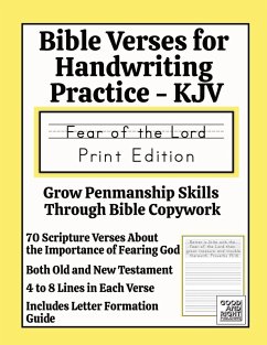 Bible Verses for Handwriting Practice - KJV - Publishing, Good And Right; Snider, Laura E