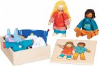 Biegepuppen Fynja & Fabio, Klamottenkiste, 6 Outfits