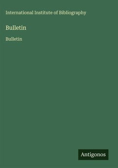 Bulletin - International Institute Of Bibliography