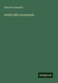 Scritti editi sconosciuti Scritti editi sconosciuti