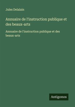 Cover Annuaire de l'instruction publique et des beaux-arts