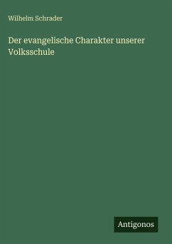 Cover Der evangelische Charakter unserer Volksschule