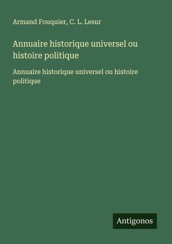 Cover Annuaire historique universel ou histoire politique