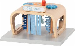 Cover Goki 53779 - Waschanlage PowerClean, Autowaschanlage, Holz/Filz, Spielset