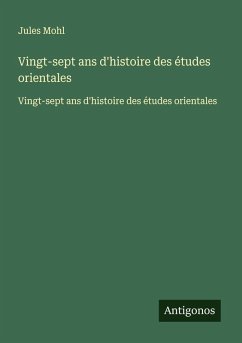 Cover Vingt-sept ans d'histoire des études orientales