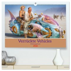 Cover Verrückte Vehicles - Erfindungsgeist pur (hochwertiger Premium Wandkalender 2026 DIN A2 quer), Kunstdruck in Hochglanz