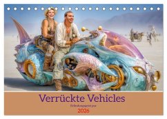 Verrückte Vehicles - Erfindungsgeist pur (Tischkalender 2026 DIN A5 quer), CALVENDO Monatskalender