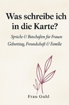 Was schreibe ich in die Karte?