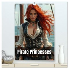 Cover Pirate princesses (High Quality Premium Wall Calendar 2026 DIN A2 portrait),CALVENDO 12 Month Wall Calendar