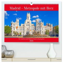 Cover Madrid - Metropole mit Herz (hochwertiger Premium Wandkalender 2026 DIN A2 quer), Kunstdruck in Hochglanz