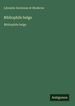 Cover Bibliophile belge