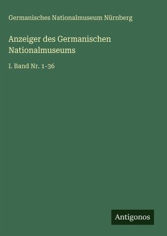 Cover Anzeiger des Germanischen Nationalmuseums