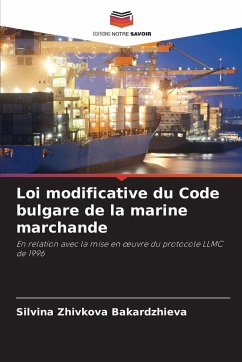 Cover Loi modificative du Code bulgare de la marine marchande