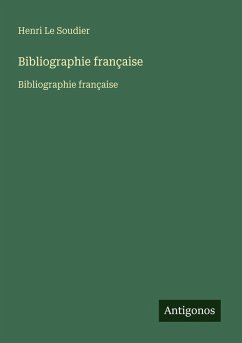 Cover Bibliographie française