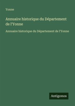 Cover Annuaire historique du Département de l'Yonne