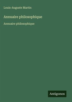 Cover Annuaire philosophique