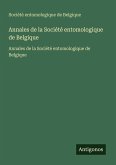 Annales de la Société entomologique de Belgique Annales de la Société entomologique de Belgique