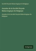 Annales de la Société Royale Malacologique de Belgique