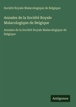 Cover Annales de la Société Royale Malacologique de Belgique