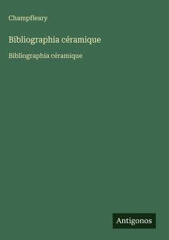 Cover Bibliographia céramique