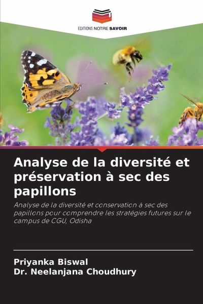 Analyse de la diversité et préservation à sec des papillons Analyse de la diversité et préservation à sec des papillons