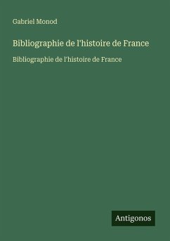 Cover Bibliographie de l'histoire de France