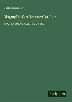 Cover Biographie Des Hommes Du Jour