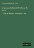 Annales de la Société linnéenne de Lyon Annales de la Société linnéenne de Lyon