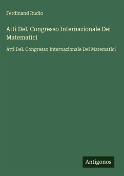 Cover Atti Del. Congresso Internazionale Dei Matematici