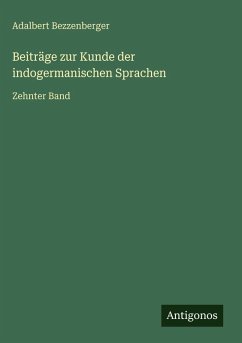 Cover Beiträge zur Kunde der indogermanischen Sprachen