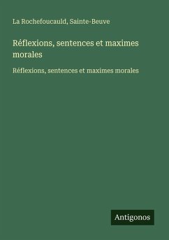 Cover Réflexions, sentences et maximes morales