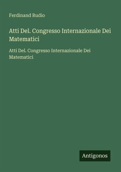 Cover Atti Del. Congresso Internazionale Dei Matematici