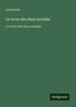 Cover La revue des deux mondes