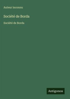 Cover Société de Borda