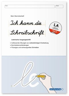 Cover Ich kann die Schreibschrift - Lateinische Ausgangsschrift - LA - Übungsheft zu den Buchstabenverbindungen