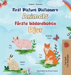 First Picture Dictionary - Animals (English Swedish Bilingual Children's Book)