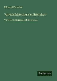 Cover Variétés historiques et littéraires