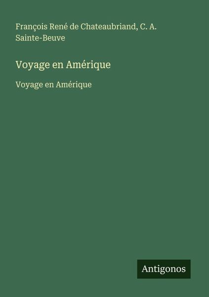 Voyage en Amérique