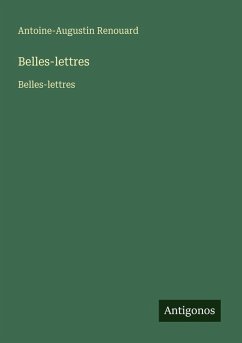 Cover Belles-lettres