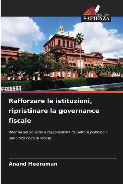 Cover Rafforzare le istituzioni, ripristinare la governance fiscale