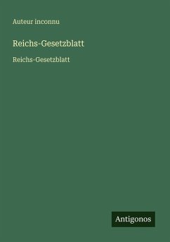 Cover Reichs-Gesetzblatt